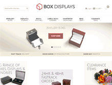 Tablet Screenshot of boxdisplays.co.uk